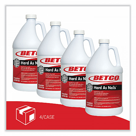 Hard As Nails Floor Finish, 1 gal Bottle, 4/Carton (6590400)