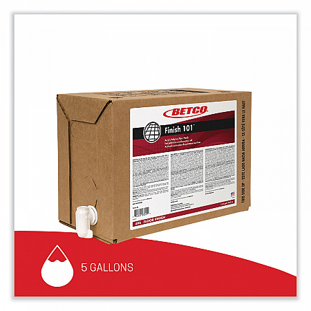 Finish 101 Floor Finish,  5 gal Bag-in-Box (696B500)