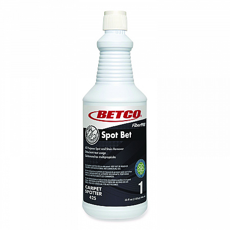 FiberPro Spot Bet Stain Remover, Country Fresh Scent, 32 oz Bottle, 12/Carton (4251200)