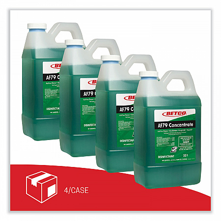 AF79 Acid-Free FastDraw Bathroom Cleaner Concentrate, Ocean Breeze Scent, 2 L Bottle, 4/Carton (3314700)