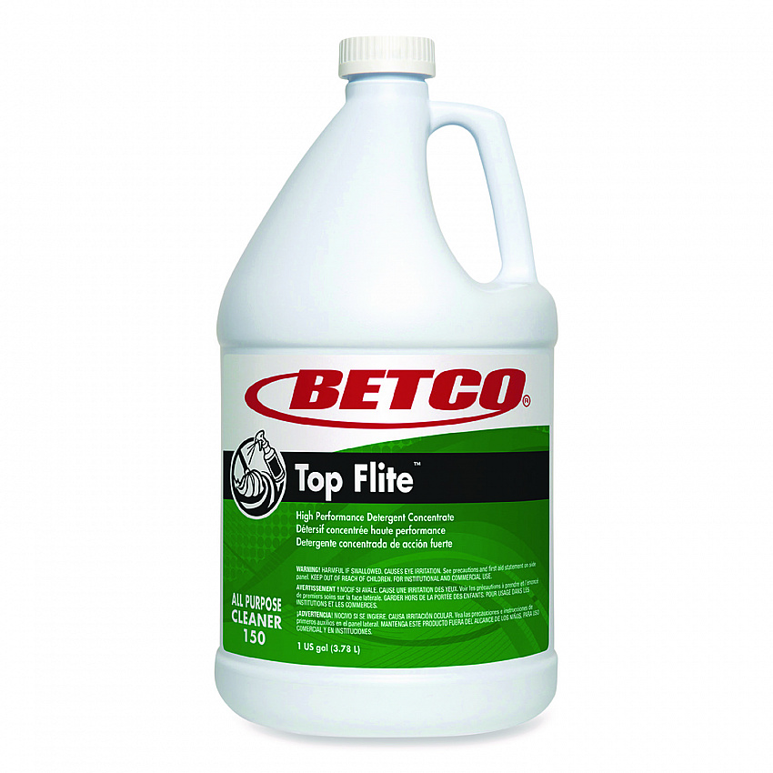 Top Flite All-Purpose Cleaner, Mint Scent, 1 gal Bottle, 4/Carton (1500400)