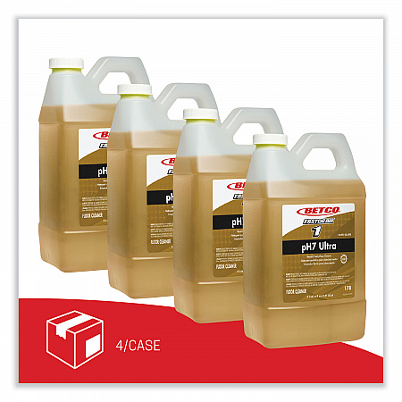 pH7 Ultra Neutral FastDraw Cleaner, Lemon Scent, 2 L Bottle, 4/Carton (1784700)