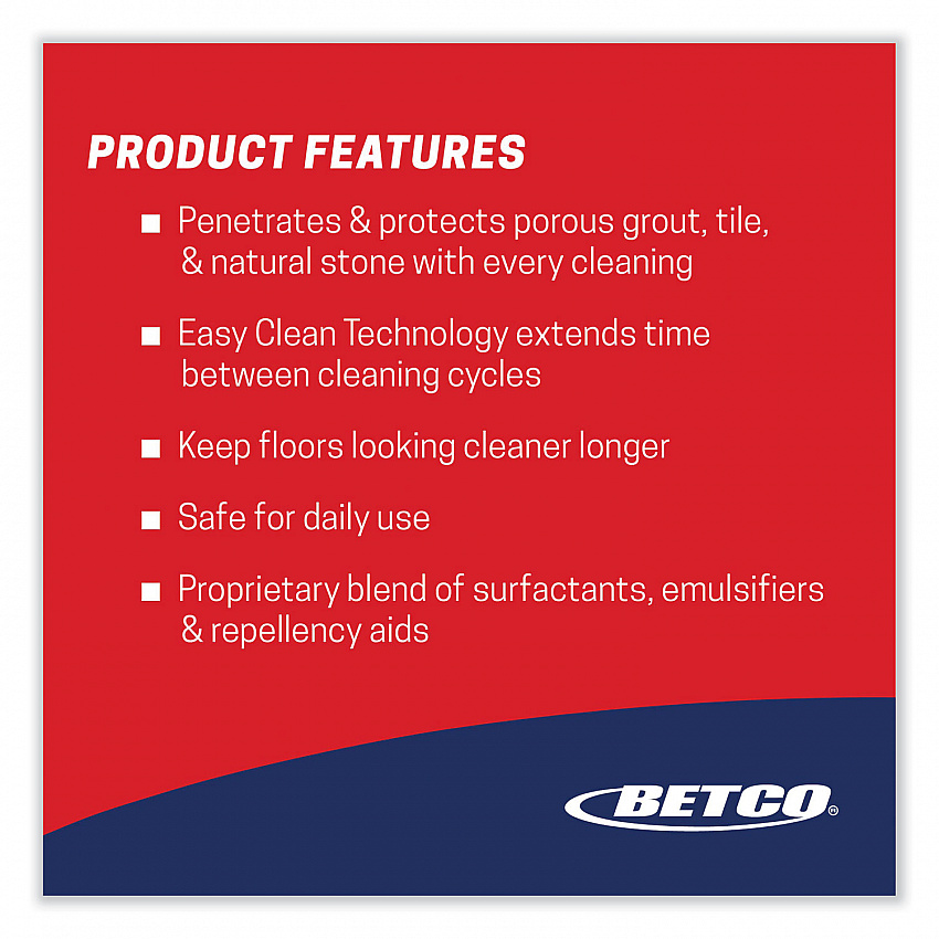 Stone, Tile, Grout Cleaner and Protectant, 1 gal Bottle, 4/Carton (16850400)