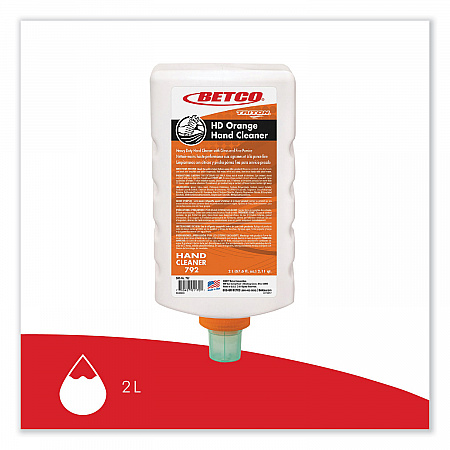HD Orange Hand Cleaner Refill for Triton Dispensers, Citrus Zest Scent, 2 L, 6/Carton (7926200)