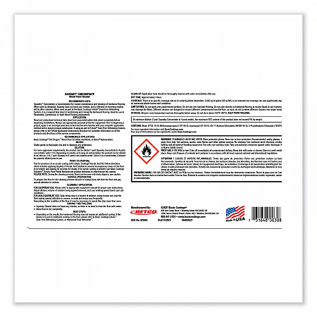Squeaky Concentrate Floor Cleaner, 1 gal Bottle, 4/Carton (B06950412)