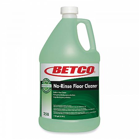 BioActive Solutions No-Rinse Floor Cleaner, Rain Fresh Scent, 1 gal Bottle, 4/Carton (2580400)
