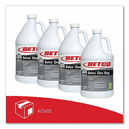 One Step Floor Restorer, 1 gal Bottle, 4/Carton (6180400)