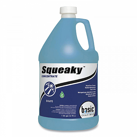 Squeaky Concentrate Floor Cleaner, 1 gal Bottle, 4/Carton (B06950412)