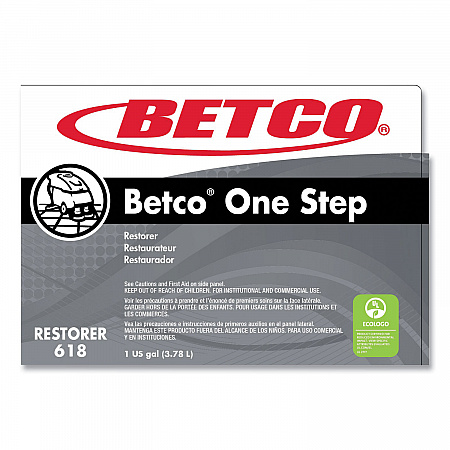 One Step Floor Restorer, 1 gal Bottle, 4/Carton (6180400)