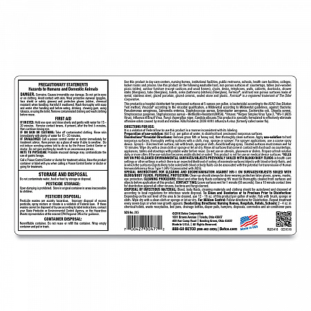 AF315 FastDraw Disinfectant Cleaner, Citrus Floral Scent, 2 L Bottle, 4/Carton (3154700)