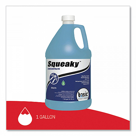 Squeaky Concentrate Floor Cleaner, 1 gal Bottle, 4/Carton (B06950412)