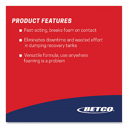 FiberPro Foam Control Liquid Defoamer, 1 gal Bottle, 4/Carton (4030400)