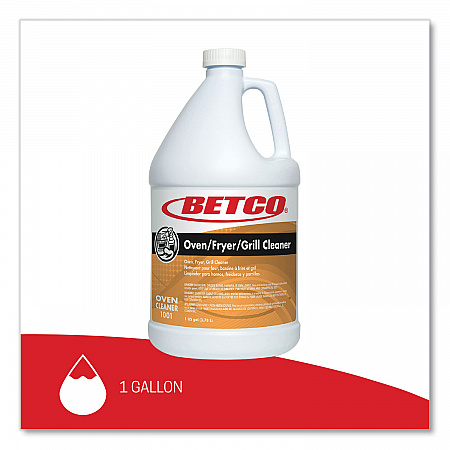 Oven Fryer Grill Cleaner, 1 gal Bottle, 4/Carton (10010400)