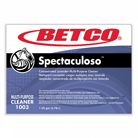 Spectaculoso Multipurpose Cleaner, Lavender Scent, 1 gal Bottle, 4/Carton (10030400)