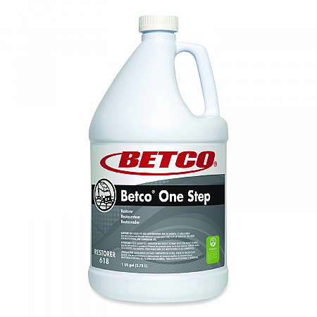 One Step Floor Restorer, 1 gal Bottle, 4/Carton (6180400)