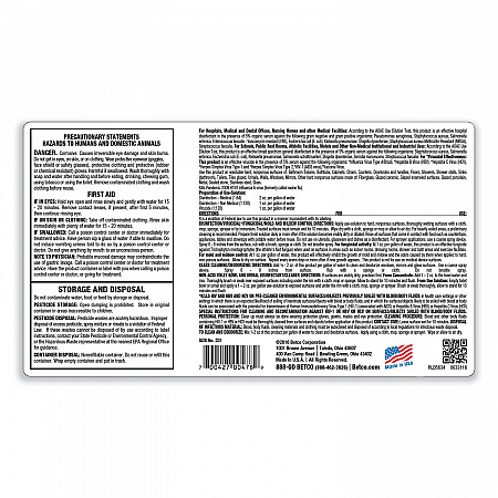 AF79 Acid-Free FastDraw Bathroom Cleaner Concentrate, Ocean Breeze Scent, 2 L Bottle, 4/Carton (3314700)