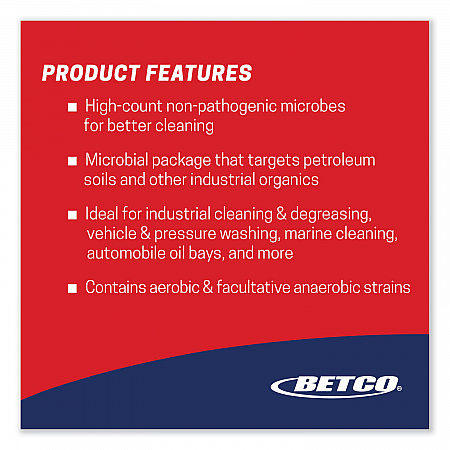 BioActive Solutions Grease Solv, 1 gal Bottle, 4/Carton (26010400)