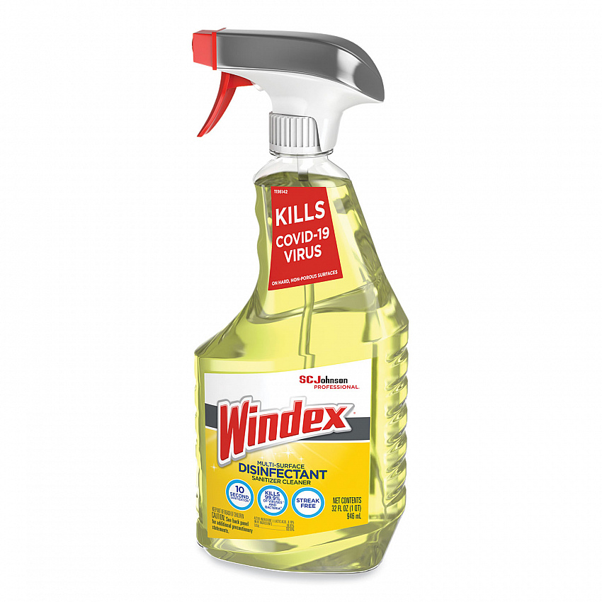Multi-Surface Disinfectant Cleaner, Fresh Scent, 32 oz Spray Bottle, 8/Carton (322369)