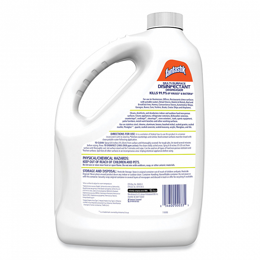 Multi-Surface Disinfectant Degreaser, 1 Gallon Bottle, 4/Carton (311930)