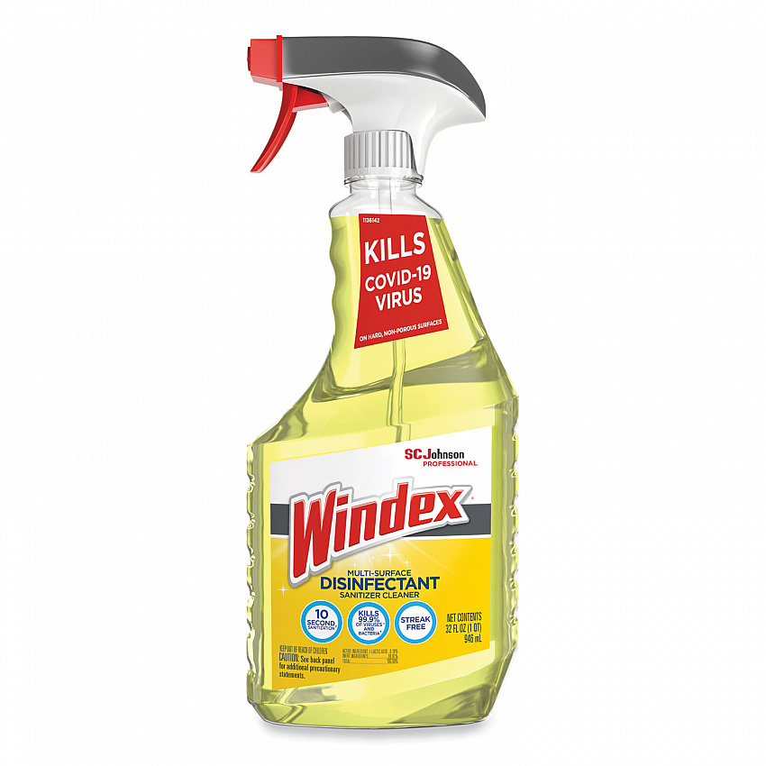 Multi-Surface Disinfectant Cleaner, Fresh Scent, 32 oz Spray Bottle, 8/Carton (322369)