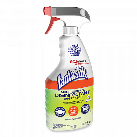 Multi-Surface Disinfectant Degreaser, Herbal Scent, 32 oz Spray Bottle, 8/Carton (311836)
