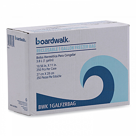 Reclosable Freezer Storage Bags, 1 gal, 10.5