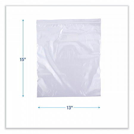 Reclosable Food Storage Bags, 2 Gallon, 13