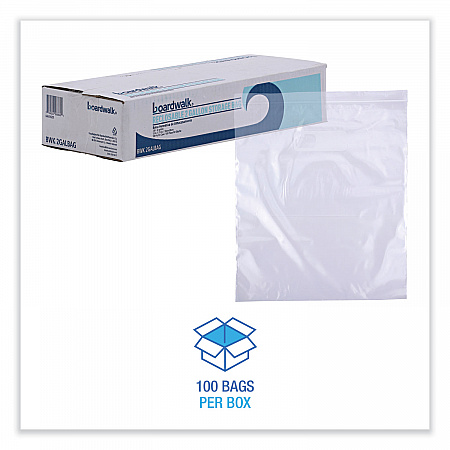 Reclosable Food Storage Bags, 2 Gallon, 13