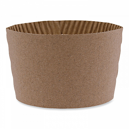 Cup Sleeves, Fits 10 oz to 20 oz Hot Cups, Kraft, 1,200/Carton (1020SLEEVE)