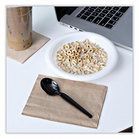 Hi-Impact Plastic Dinnerware, Bowl, 10 oz to 12 oz, White, 1,000/Carton (BOWLHIPS12WH)