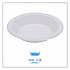 Hi-Impact Plastic Dinnerware, Bowl, 10 oz to 12 oz, White, 1,000/Carton (BOWLHIPS12WH)