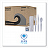 Six-Piece Cutlery Kit, Heavyweight, Fork/Knife/Napkin/Pepper/Salt/Spoon, Plastic, White, 250/Carton (FKTNSHWPSWH)