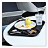 Six-Piece Cutlery Kit, Mediumweight, Fork/Knife/Napkin/Pepper/Salt/Spoon, Plastic, Black, 250/Carton (FKTNSMWPSBLA)