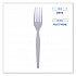 Heavyweight Polystyrene Cutlery, Fork, Plastic, White, 1,000/Carton (FORKHW)