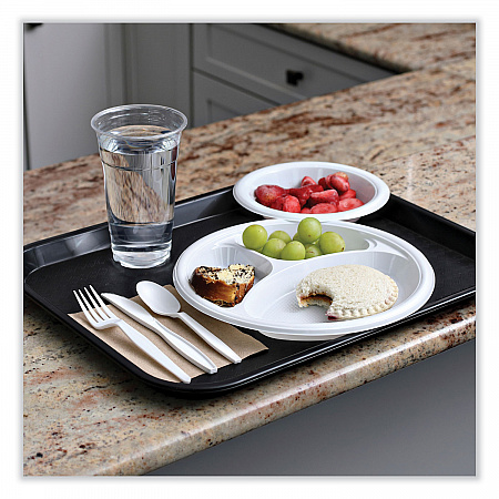 Heavyweight Polystyrene Cutlery, Fork, Plastic, White, 1,000/Carton (FORKHW)