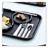 Heavyweight Wrapped Polystyrene Cutlery, Fork, Plastic, Black, 1,000/Carton (FORKHWPSBIW)