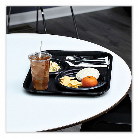 Heavyweight Wrapped Polystyrene Cutlery, Fork, Plastic, Black, 1,000/Carton (FORKHWPSBIW)