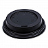 Hot Cup Lids, Fits 8 oz Hot Cup, Plastic, Black, 1,000/Carton (HOTBL8)