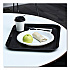 Hot Cup Lids, Fits 8 oz Hot Cup, Plastic, Black, 1,000/Carton (HOTBL8)