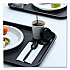 Hot Cup Lids, Fits 8 oz Hot Cup, Plastic, Black, 1,000/Carton (HOTBL8)