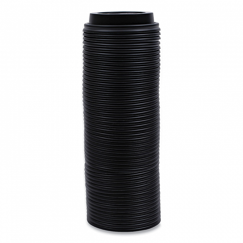 Hot Cup Lids, Fits 8 oz Hot Cup, Plastic, Black, 1,000/Carton (HOTBL8)