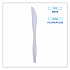 Heavyweight Wrapped Polypropylene Cutlery, Knife, Plastic, White, 1,000/Carton (KNIHWPPWIW)