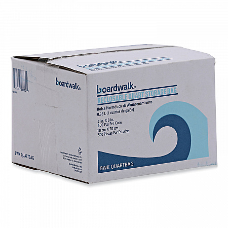 Reclosable Food Storage Bags, Quart, 7