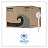 Heavyweight Wrapped Polypropylene Cutlery, Soup Spoon, Plastic, White, 1,000/Carton (SSHWPPWIW)