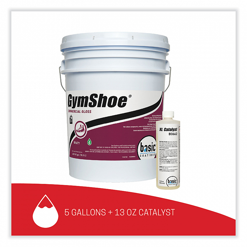 GymShoe Gloss Sport Finish, 5 gal Pail (16770500)