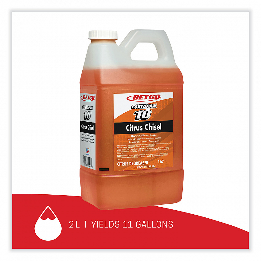 FastDraw Citrus Chisel, 2 L Bottle, 4/Carton (1674700)