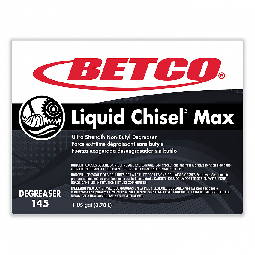 Liquid Chisel Max Non-Butyl Degreaser, 1 gal Bottle, 4/Carton (1450400)