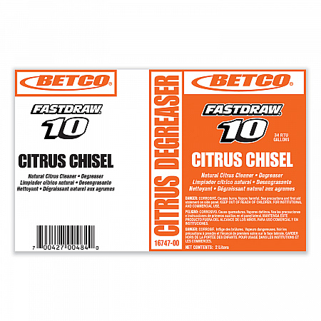 FastDraw Citrus Chisel, 2 L Bottle, 4/Carton (1674700)