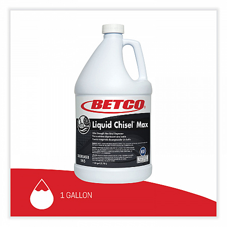 Liquid Chisel Max Non-Butyl Degreaser, 1 gal Bottle, 4/Carton (1450400)