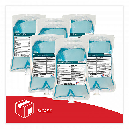 Clario C3 Advanced Alcohol Foaming Sanitizer, 1,000 mL Bag, Citrus Scent, 6/Carton (7952900)
